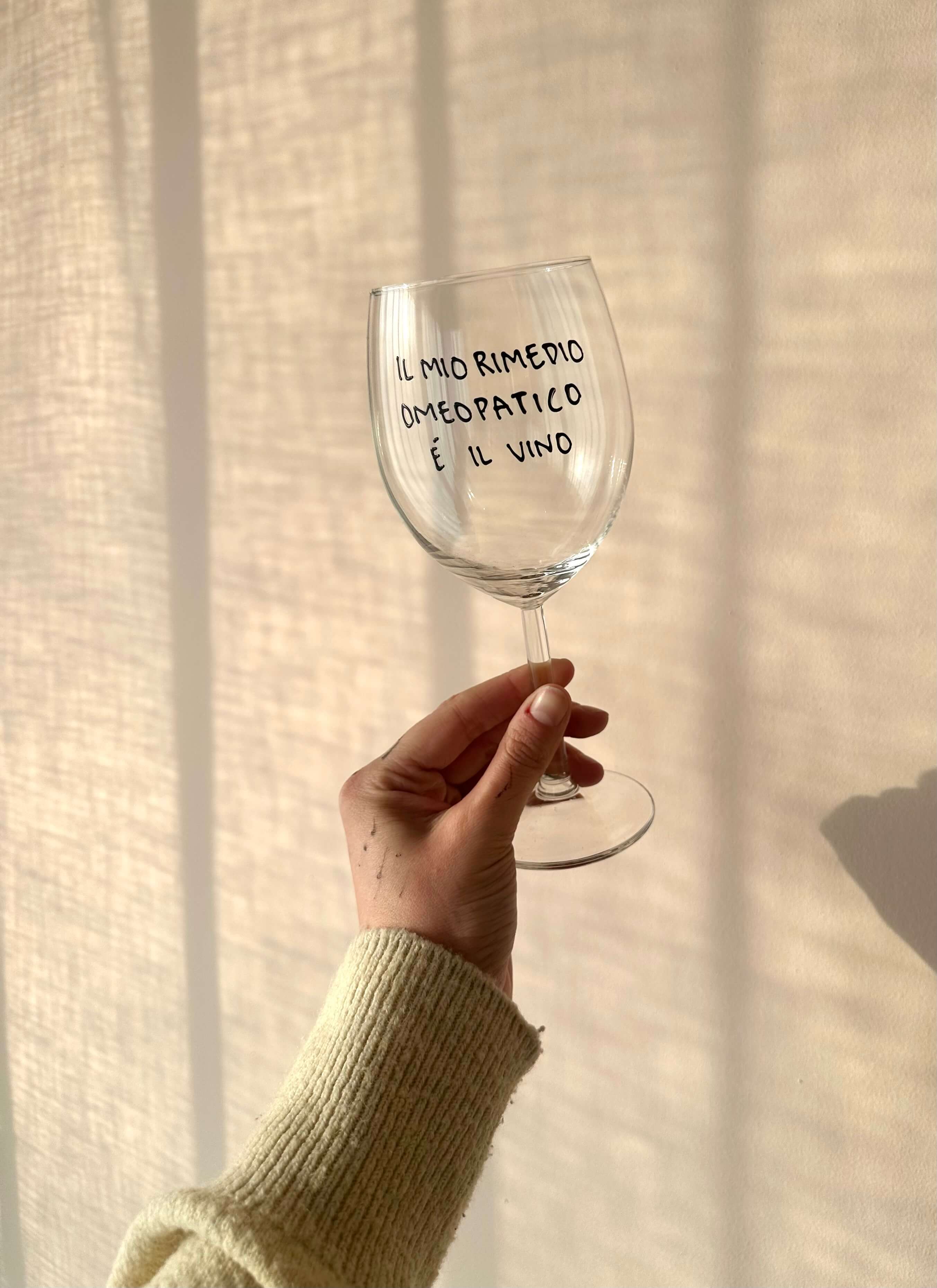 Il mio rimedio omeopatico è il vino