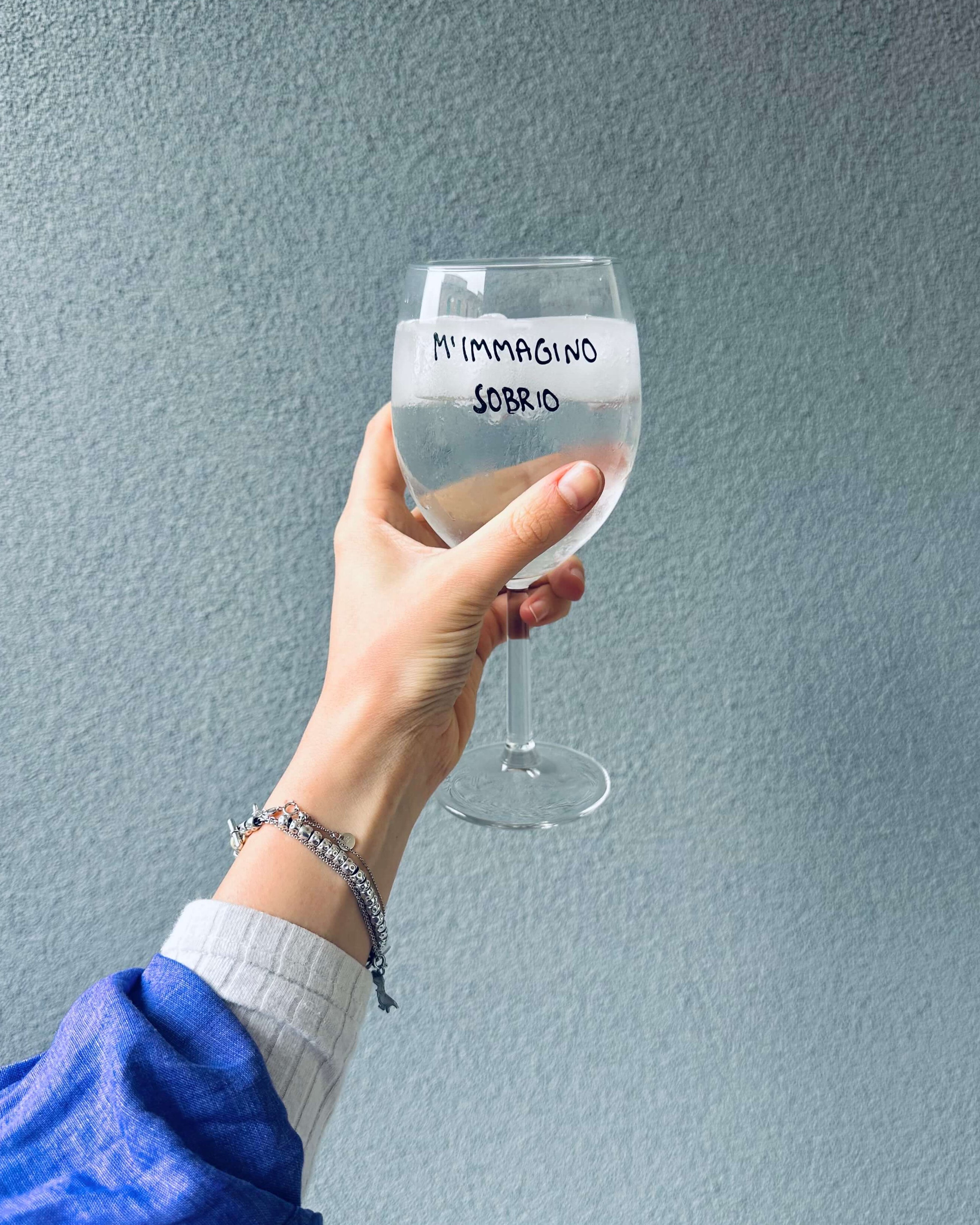 M'immagino sobrio